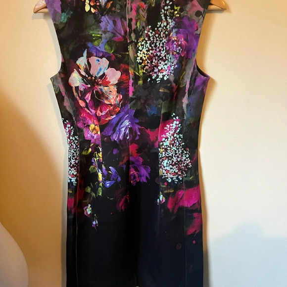 Rickie Freeman Teri Jon Womens Floral Print Dress, size 4 - Picture 4 of 5
